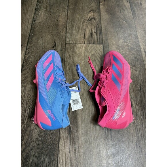 Adidas Adizero Football Electric Snack Attack IE4406 Pink Blue Men’s Size 10 - Picture 4 of 8